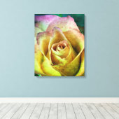 Roos Canvas Art Afdruk (Insitu (Houten vloer))