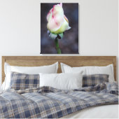 Roos canvas omloop afdruk (Insitu (Slaapkamer))