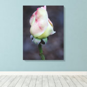 Roos canvas omloop afdruk (Insitu (Houten vloer))