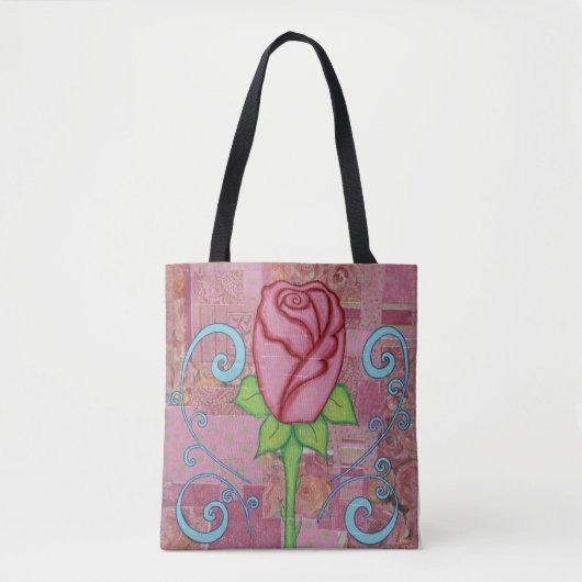 Roos Canvas tas (Voorkant)