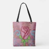 Roos Canvas tas (Achterkant)