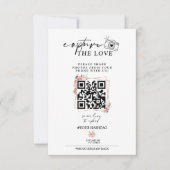 Roos Capture The Love Photo I Spy Wedding Menu (Voorkant)