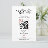 Roos Capture The Love Photo I Spy Wedding Menu (Staand voorkant)