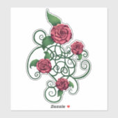 Roos Cartouche Sticker (Vel)