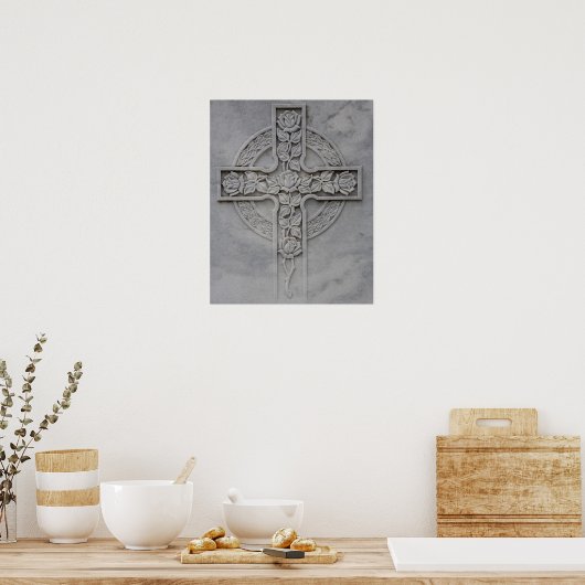 Roos Celtic Cross 16x20 Poster (Keuken)