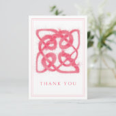 ROOS CELTIC KNOT 3.5x5 Dank u Flat Kaart (Staand voorkant)