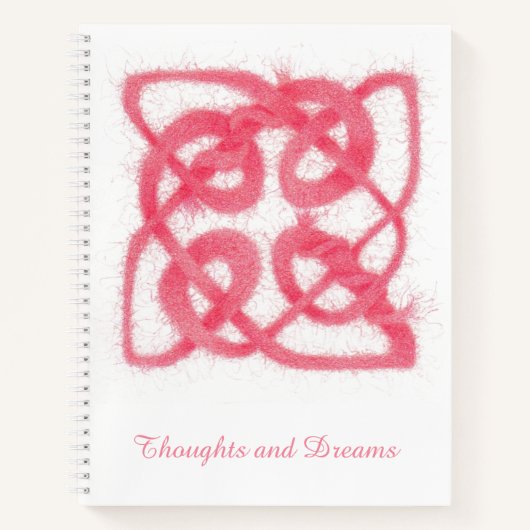 ROOS CELTIC KNOT 8.5x11 Spiraalvormig Notitieboek (Voorkant)