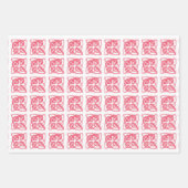 ROOS CELTIC KNOT Flat Sheet Wrapping Papier Inpakpapier Vel (Voorkant 2)