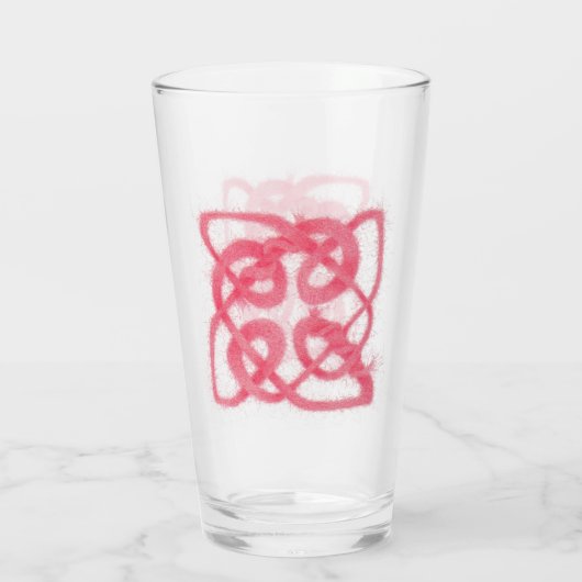 ROOS CELTIC KNOT Pint Drink Glas (Achterkant)