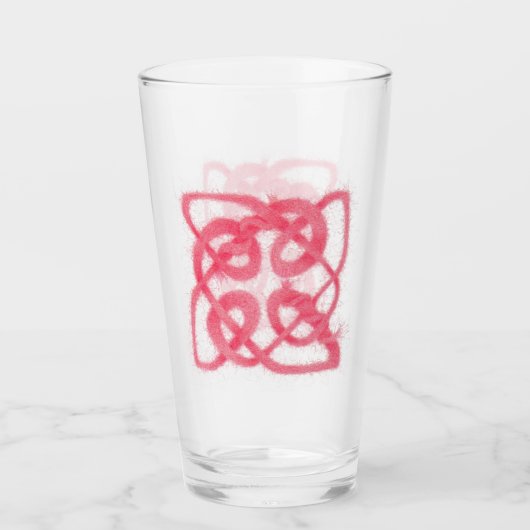 ROOS CELTIC KNOT Pint Drink Glas (Voorkant)
