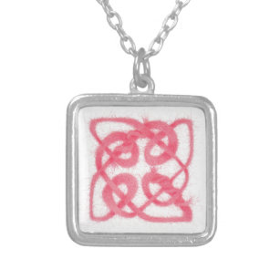 ROOS CELTIC KNOT Silver Finish Ketting