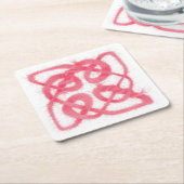 ROOS CELTIC KNOT Square Paper Onderzetters (Schuin)