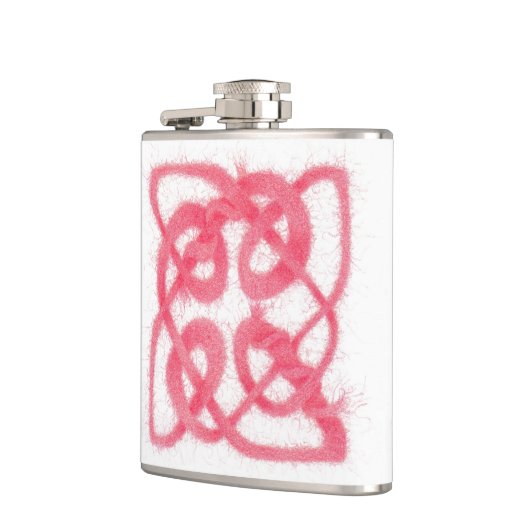 ROOS CELTIC KNOT Vinyl Verpakte kolf Heupfles (Links)