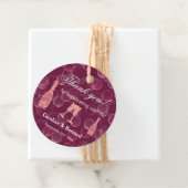 Roos Champagne Flessen Champagne Hartelijk dank Bedankjes Labels (In situ)