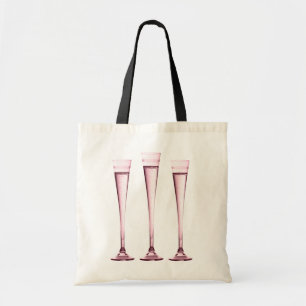 Roos Champagne Flutes Tote Bag
