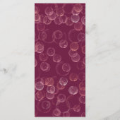 Roos Champagne Glitter & Stars Menu (Achterkant)