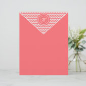 Roos Chevron Monogram (Staand voorkant)