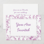 Roos Chintz Floral Pattern Kaart (Voorkant / Achterkant)