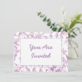 Roos Chintz Floral Pattern Kaart (Staand voorkant)