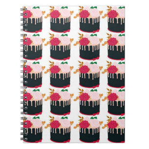 Roos chocoladetaart - Funny Chocolate Lover Gift Notitieboek