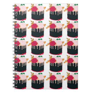 Roos chocoladetaart - Funny Chocolate Lover Gift Notitieboek