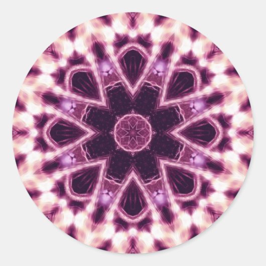 Roos Circle Sticker (Voorkant)