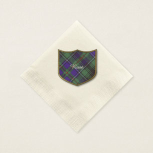 Roos clan Pset Scottish tartan Servet