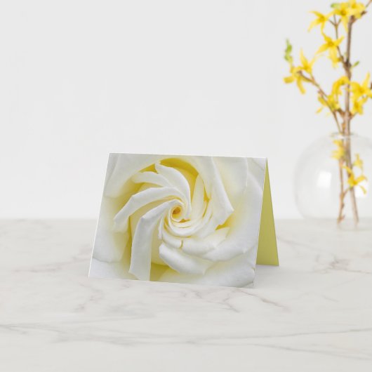 Roos Close Up Kaart (Gele Bloem)