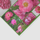 Roos Collage Pink Supreme Tissue Wrap Paper Tissuepapier (Detail)