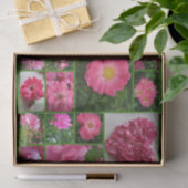 Roos Collage Pink Supreme Tissue Wrap Paper Tissuepapier (Geschenk)