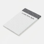 Roos compass Patroon | Jouw namen toevoegen Post-it® Notes (Schuin)