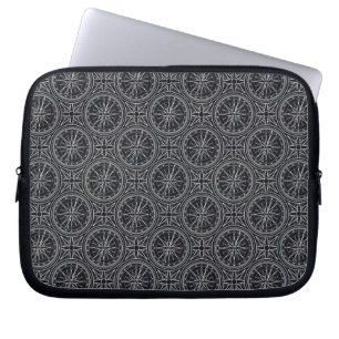 Roos compass Patroon Laptop Sleeve