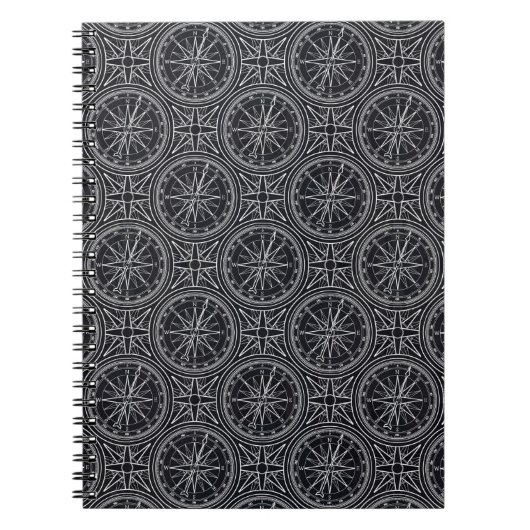 Roos compass Patroon Notitieboek (Voorkant)