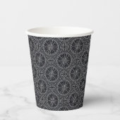 Roos compass Patroon Papieren Bekers (Voorkant)