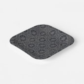 Roos compass Patroon Papieren Bordje (Gebogen)