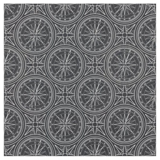 Roos compass Patroon Stof (Close Up)