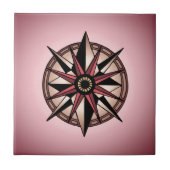 roos compass star tegeltje (Voorkant)