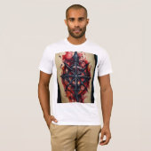 roos Compass Tattoo T-Shirt: roept spirit, liefde  T-shirt (Voorkant volledig)