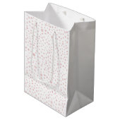 Roos Confetti Waterverf Stippen Gift Bag Medium Cadeauzakje (Voorkant Gekanteld)