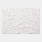 Roos Confetti Waterverf Stippen Keukendoek Theedoek (Horizontaal)