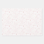 Roos Confetti Waterverf Stippen Wrapping Paper (Voorkant)