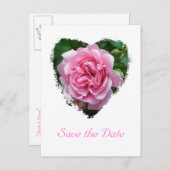 Roos coördinerende items beklimmen aankondigingskaart (Voorkant / Achterkant)