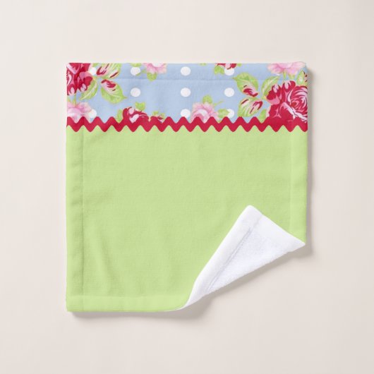 Roos Cottage Bad Handdoek (Wasdoekje)