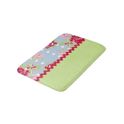 Roos Cottage Bath Mat (Gekanteld)