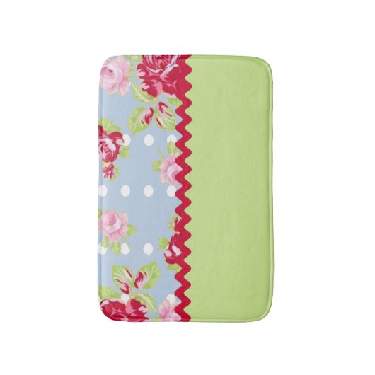 Roos Cottage Bath Mat (Voorkant Verticaal)