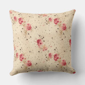 Roos Country Cottage Kussen (Achterkant)
