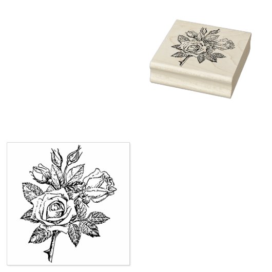  Roos Craft Stamp Rubberstempel (Gestempeld)
