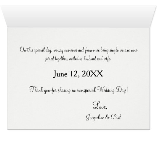 Roos Cream Polka Dotsl Wedding Table Kaarten (Binnen Horizontaal (Onder))