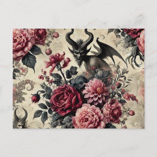 🔥 Roos Crematorium – Gotisch Victoriaans Feestdagenkaart (Voorkant)