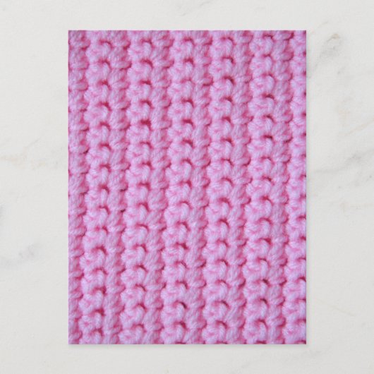 Roos Crochet Briefkaart (Voorkant)